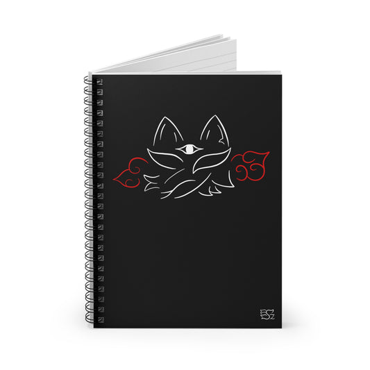 Third Eye Fox Spiral Notebook - Ruled Line